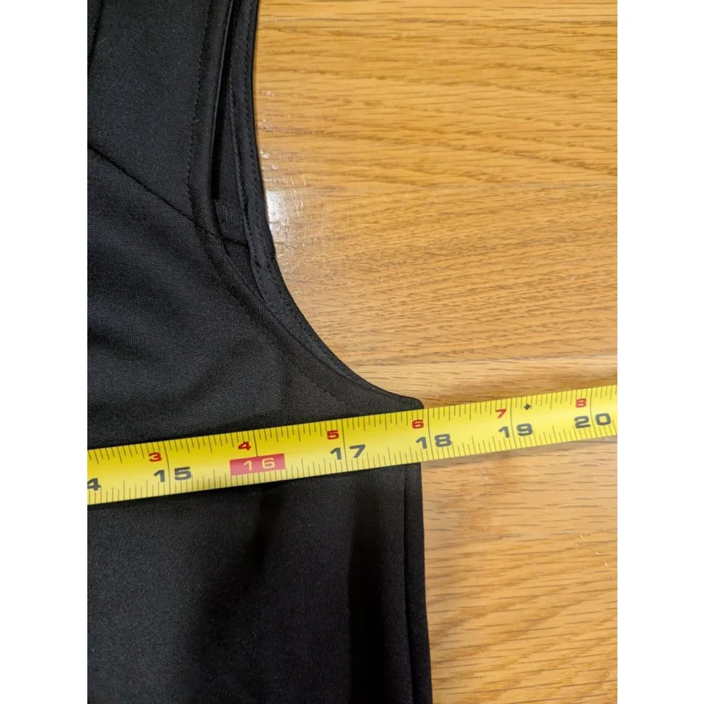 Ann Taylor Black Sleeveless Shift Dress Medium - Picture 8 of 11